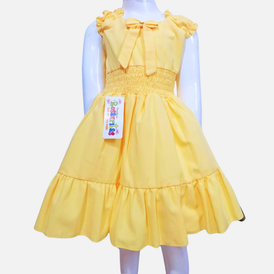 Vestido de Tela de Manta para Niña