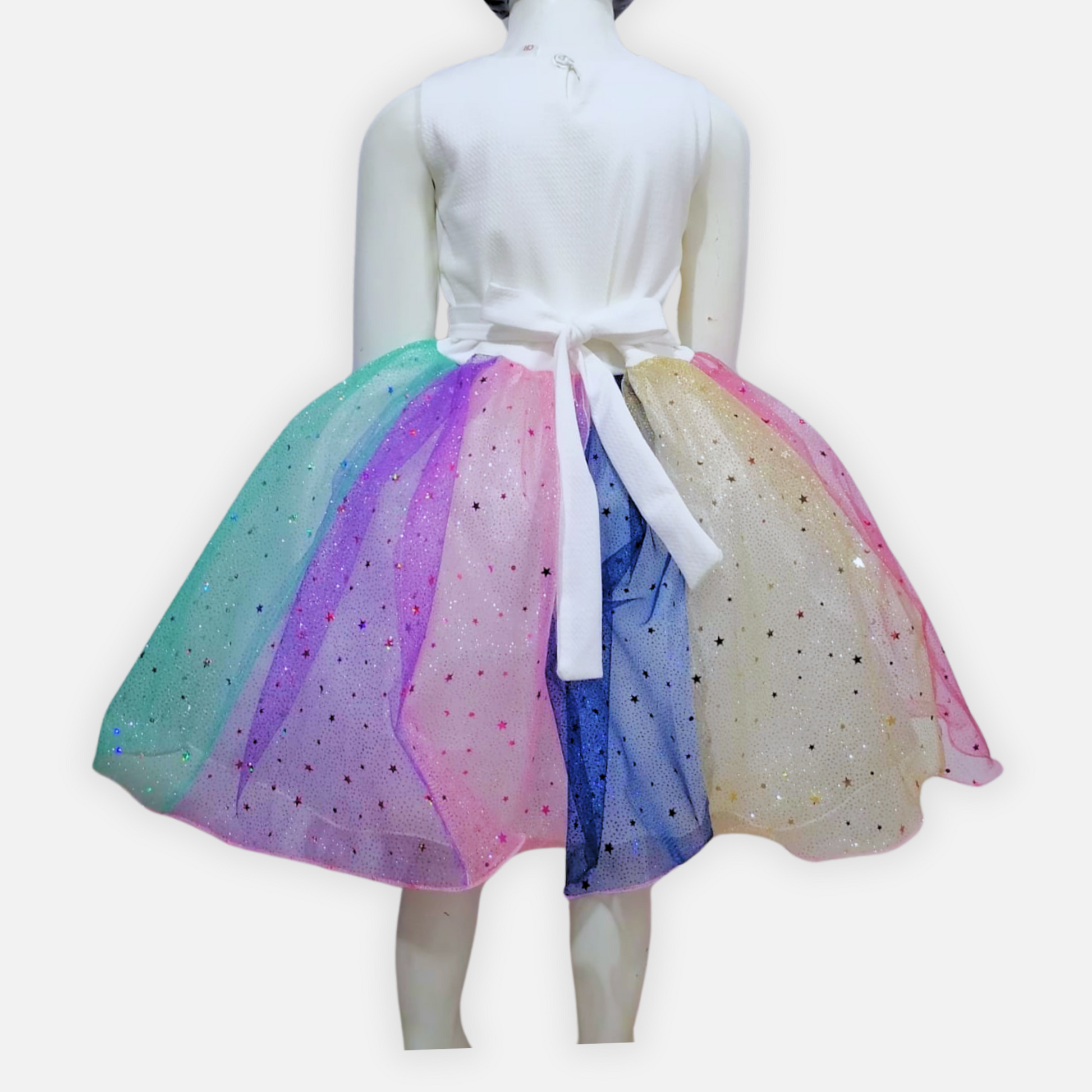 Vestido Unicornio  con Diadema