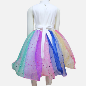 Vestido Unicornio  con Diadema